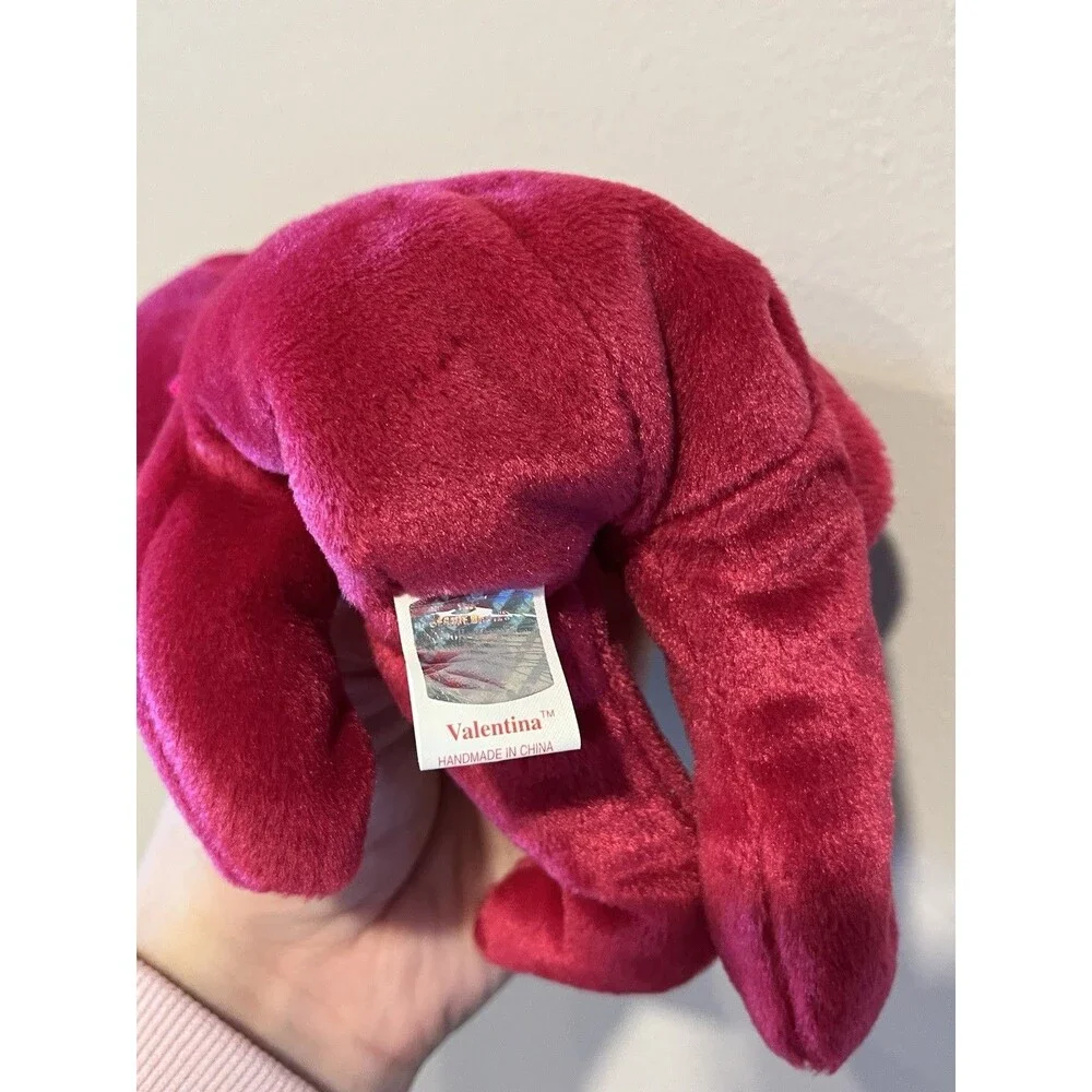 Valentina 2000 Ty Beanie Buddy Bear Retired With Tag Vintage Toy Mint Condition